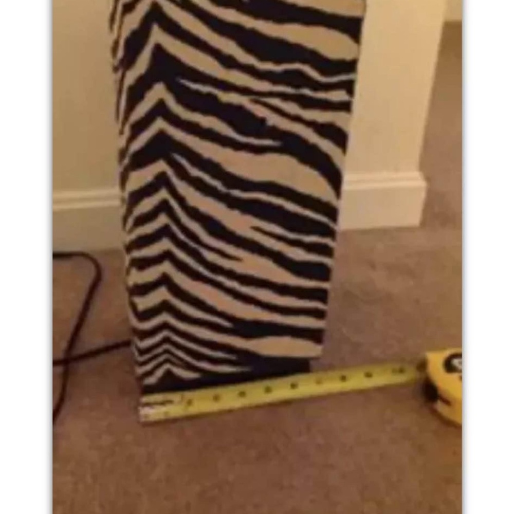 J Hunt Zebra lamp